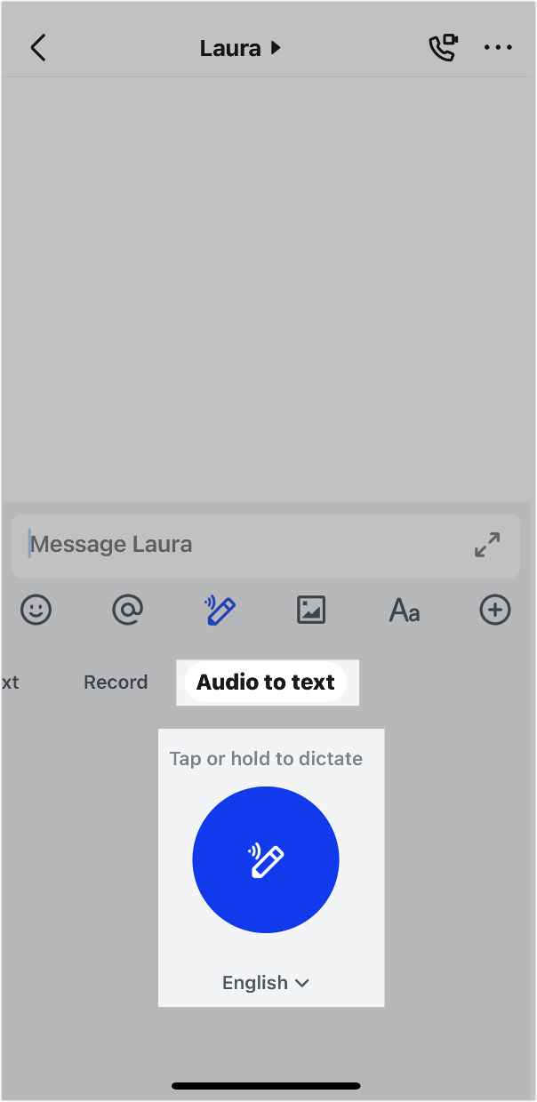 Send voice messages