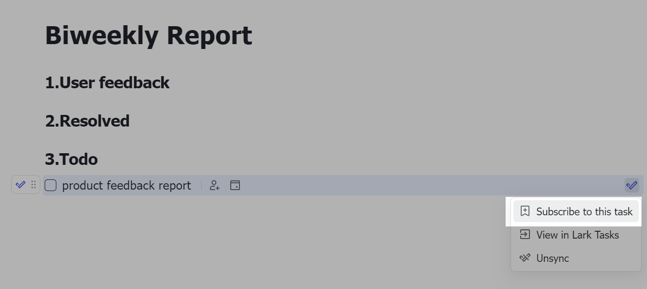 Sync Docs tasks to Tasks