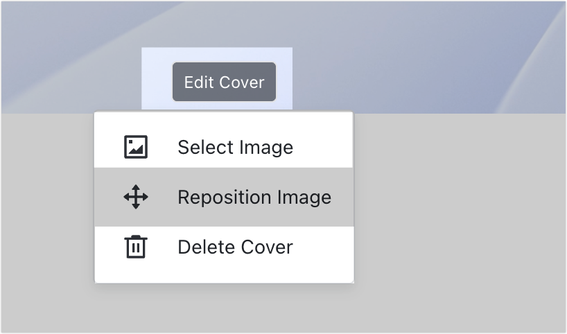 Add and edit covers in Docs