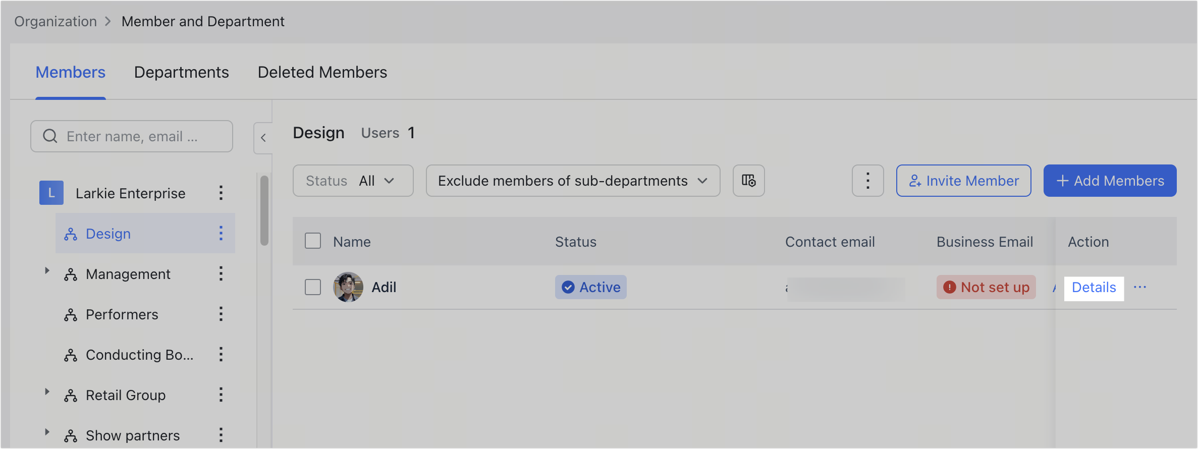 Admin | Hide specific members' phone numbers