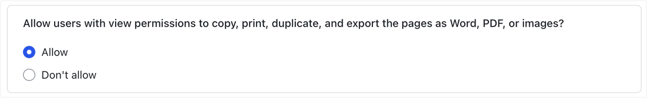 Modify wiki space security settings